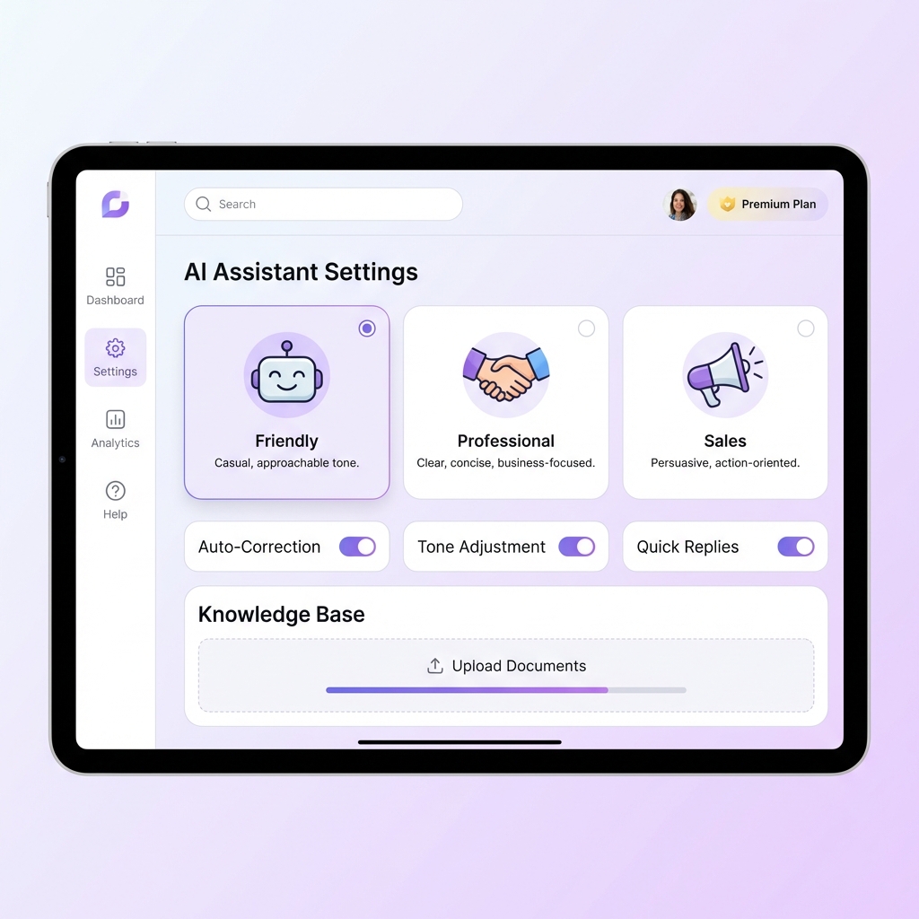 AI Settings Interface